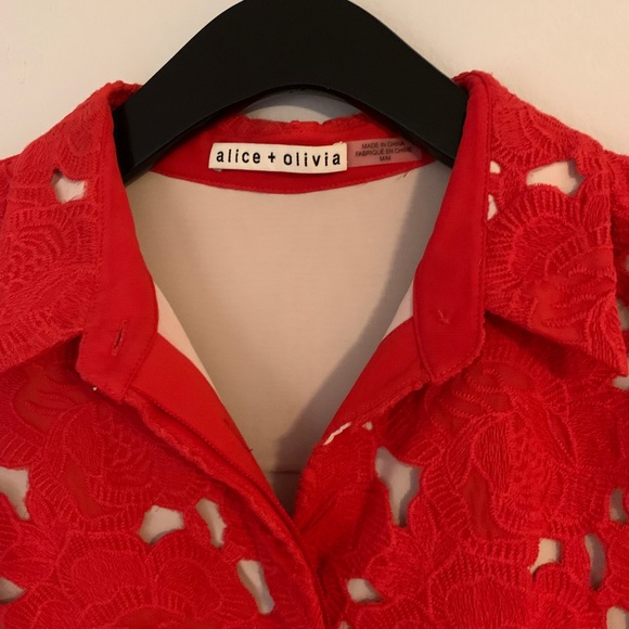 Alice + Olivia button down sleeveless dress - M - Picture 3 of 5